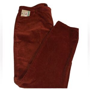 NWT JOHN MARK Women’s Reddish Rusk Skinny Corduroy Pants Size:16
